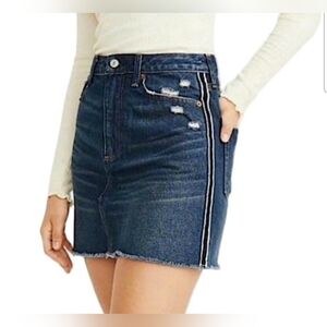 NWT Abercrombie & Fitch Zoe Natural Rise Vintage A-Line Skirt Size 0